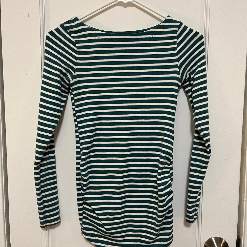 H&M Maternity Striped Long-Sleeved Shirt, S